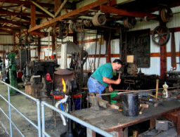 Line Shaft in Blacksmith Shop