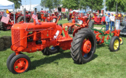 Tractor and Plow